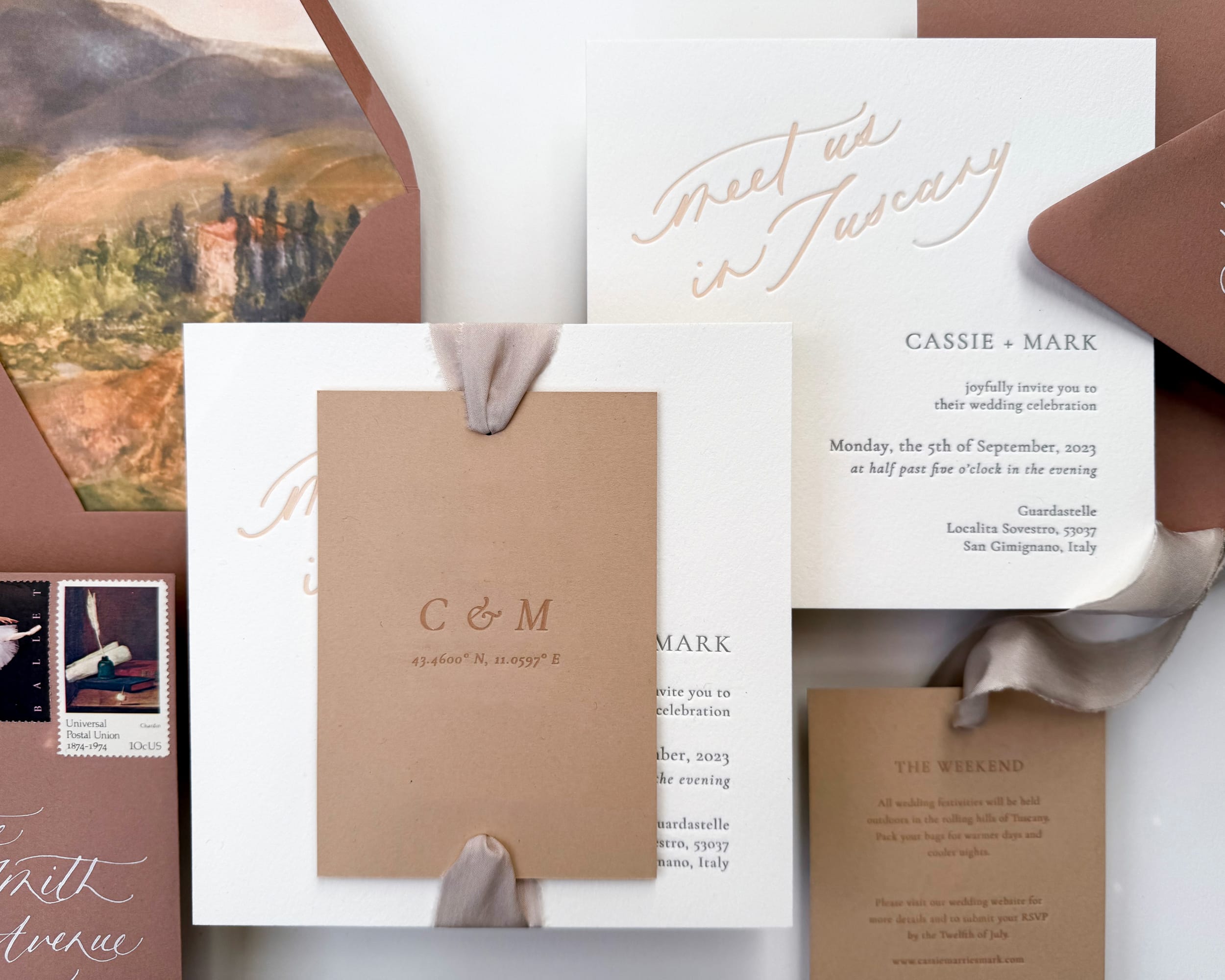 The Destination Wedding Invitation Collection, Semi-Custom Wedding Invitations